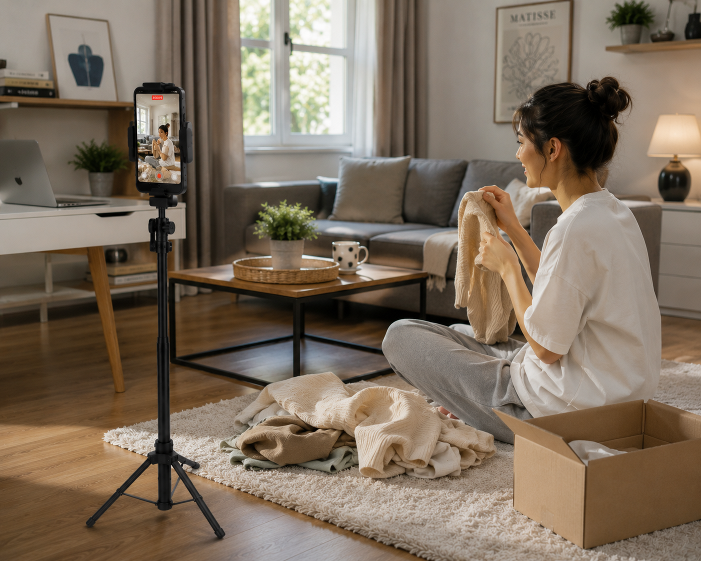AutoTrack 360™ – AI Face Tracking Tripod
